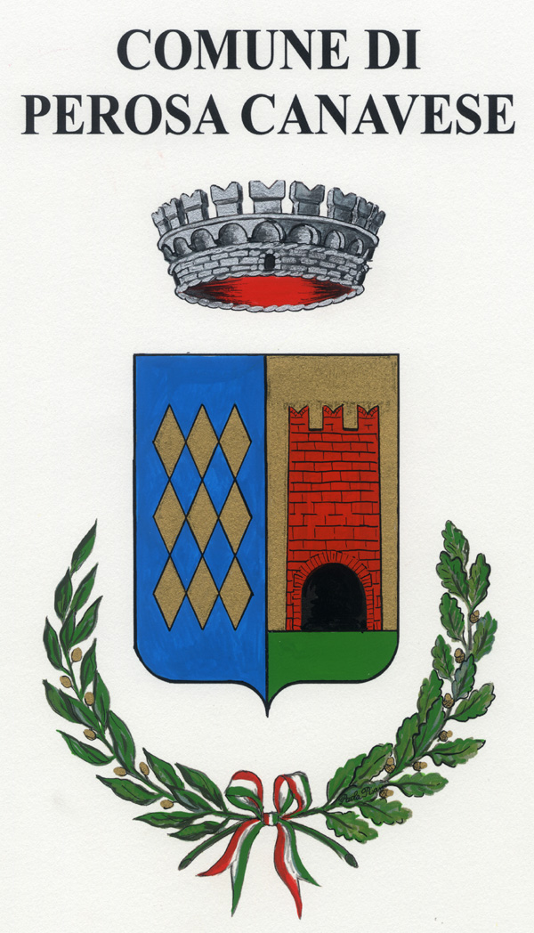Emblema del Comune di Perosa Canavese (Torino)